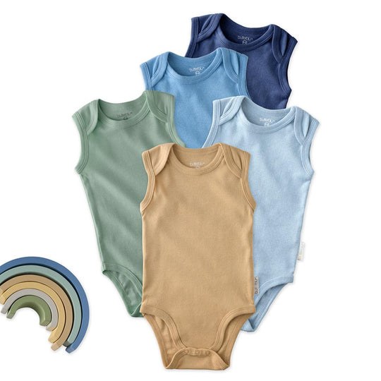 Sam - Sleeveless Bodysuits, 5 Pack - Terra banner