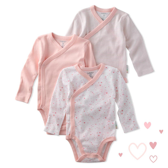 Sterling - Side Snap Bodysuit, 3 Pack - Pink Twinkle banner
