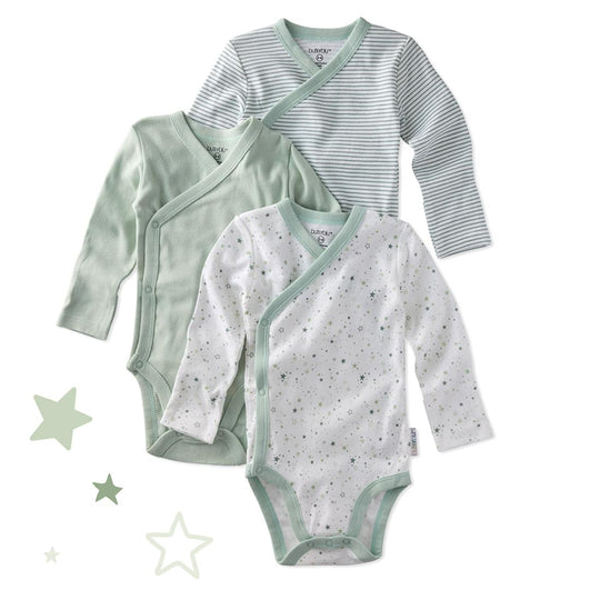 Sterling - Side Snap Bodysuit, 3 Pack - Sage Twinkle banner