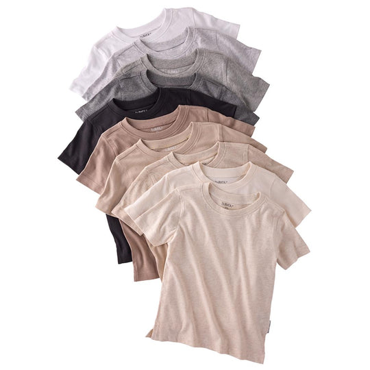 Taylor - Short Sleeve T-shirt, 10 Pack - Stone Natural Rainbow banner